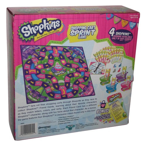 Shopkins Shopping Cart Sprint (2015) Pressman Board Game