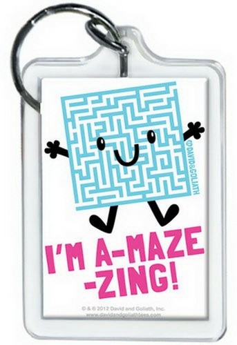David and Goliath A-Maze-Ing Keychain 65877KR