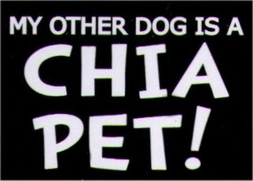 My Other Dog Is A Chia Pet Humor Magnet HM270