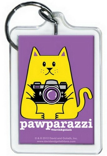 David and Goliath Pawparazzi Keychain 65889KR