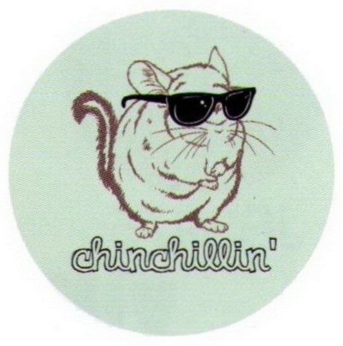 Chinchillin Chinchilla Button SB3966