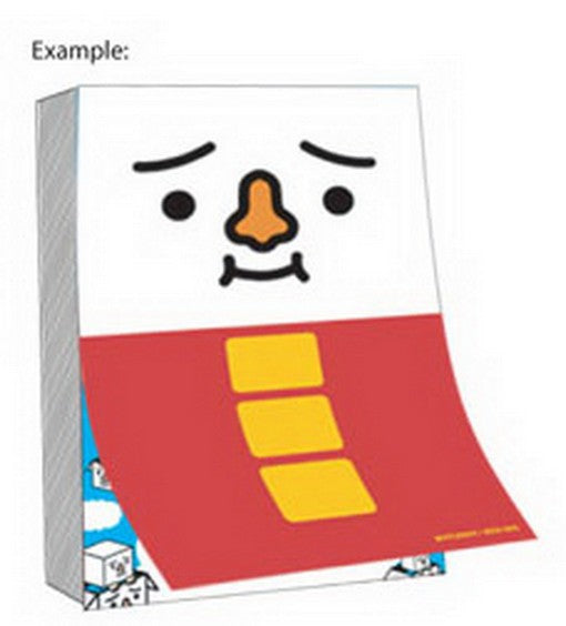 ToFu-Oyako White Face Red Clothes Notepad DVR1101