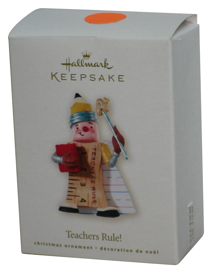 Hallmark Teacher's Rule! (2008) Christmas Keepsake Ornament