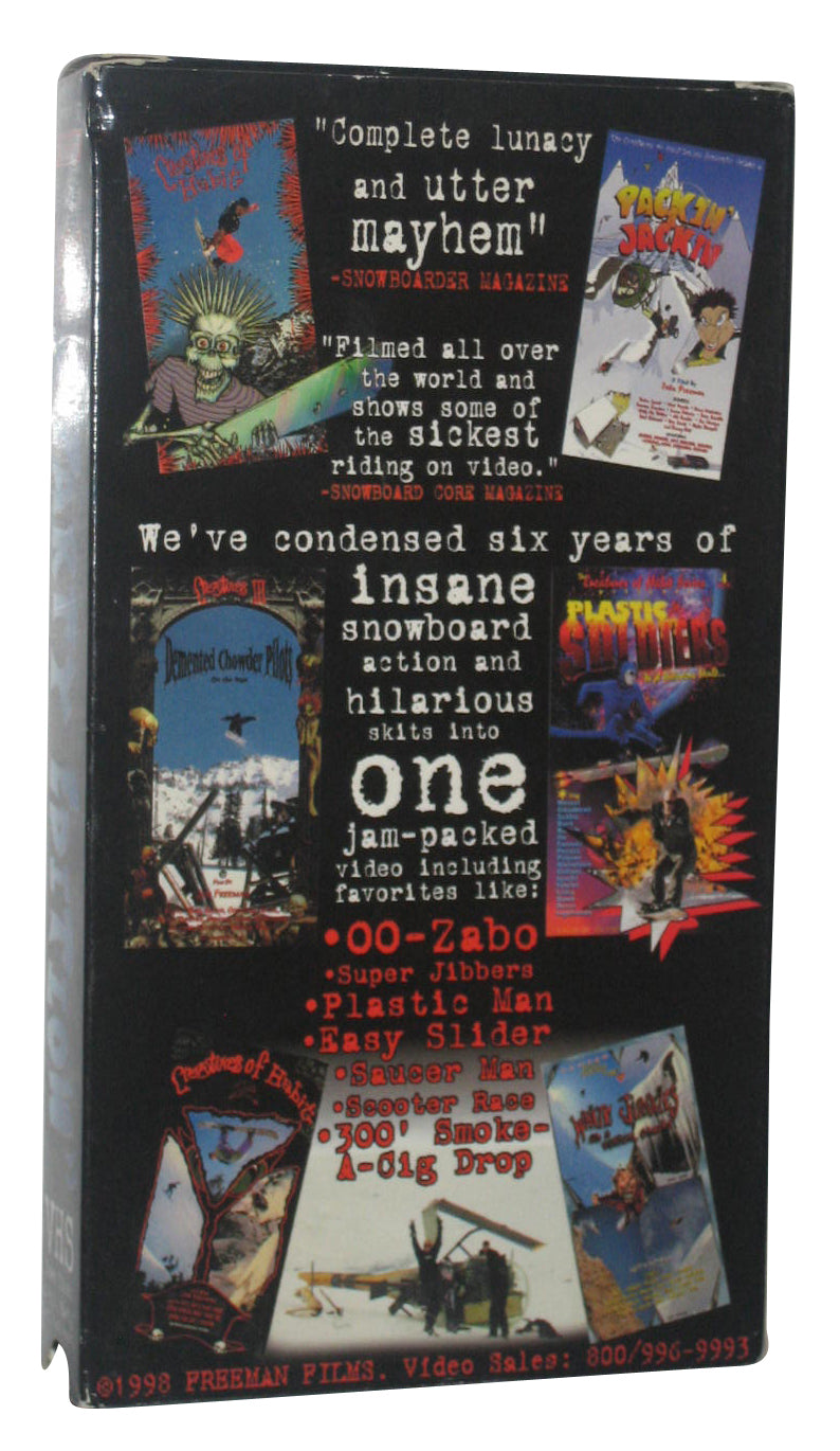 The Best of Creatures of Habit Party Edition (1998) Snowboard VHS Tape - (Jon Freeman)