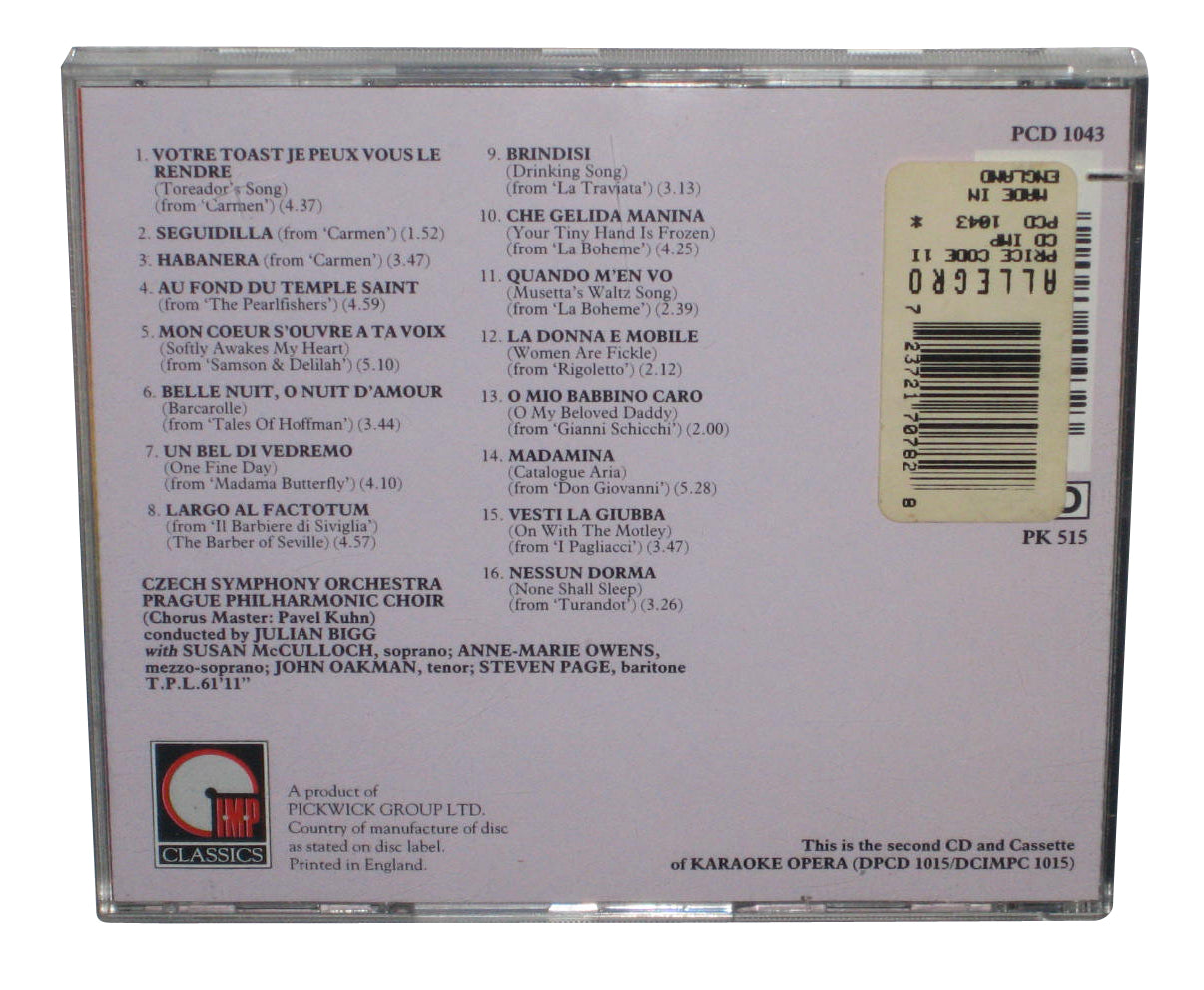 Opera Favourites Czech Symphony Orchestra Music CD