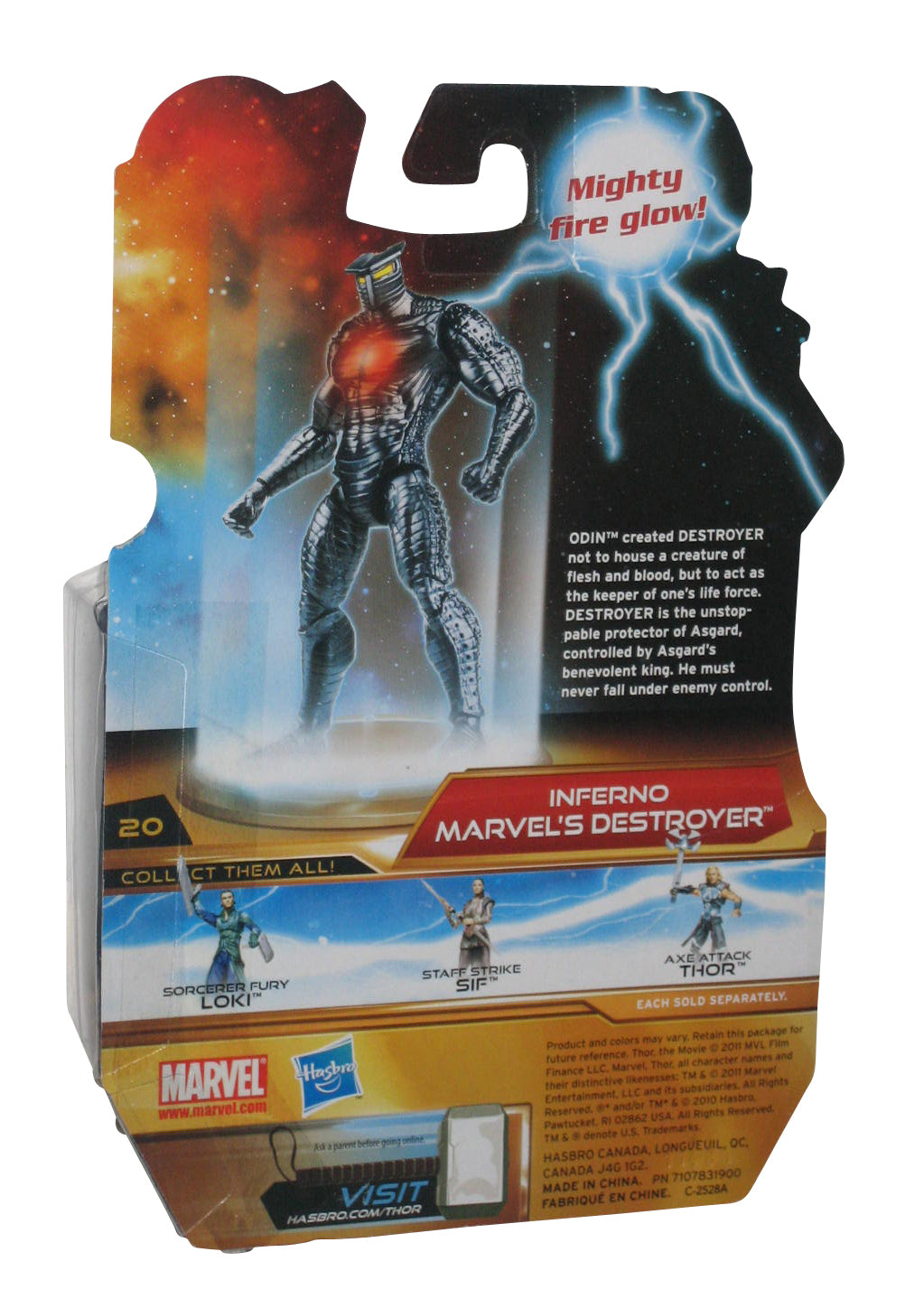 Marvel Thor The Mighty Avenger Inferno Destroyer Action Figure #20
