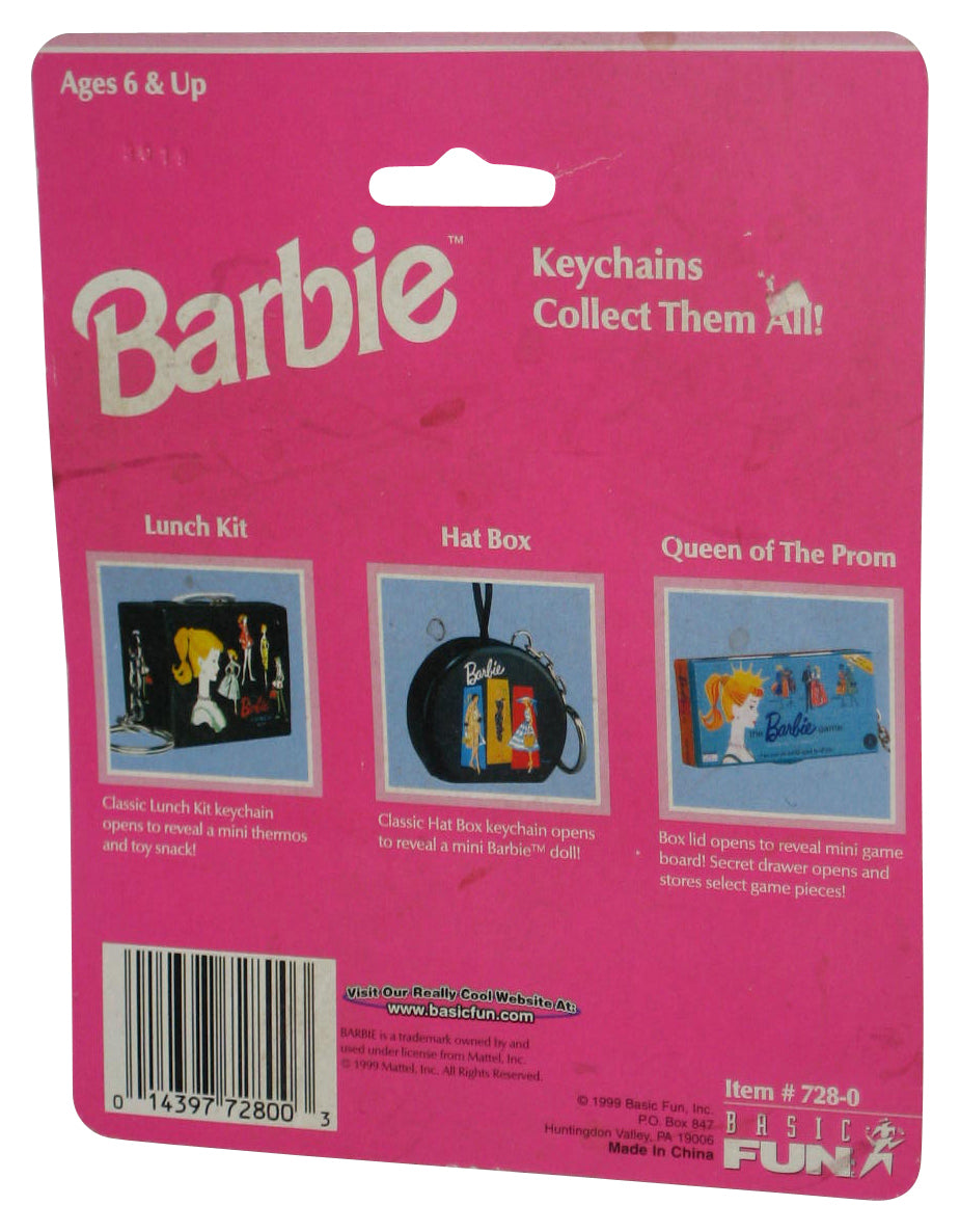Barbie Hat Box Really Works (1999) Basic Fun Keychain