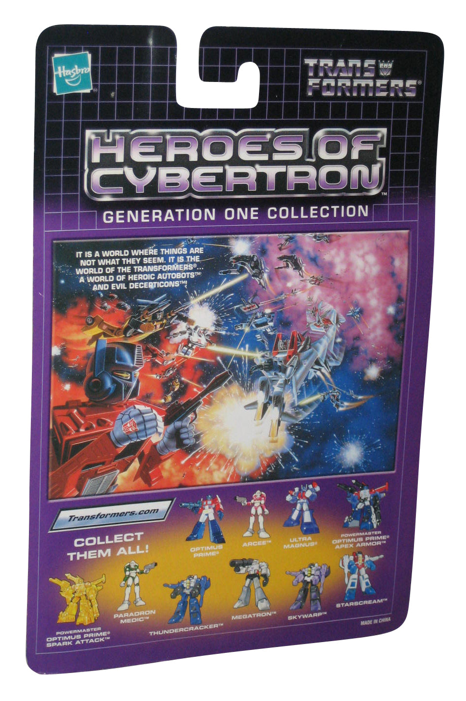 Transformers Heroes of Cybertron G1 Decepticon Megatron Figure