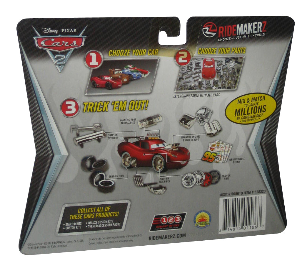 Disney Cars 2 Movie RideMakerz Secret Mission Decal Stickers