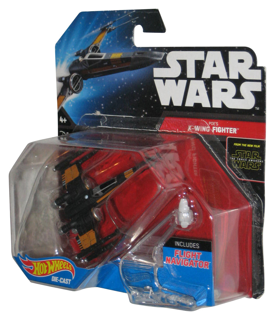 Star Wars Hot Wheels Poe's X-Wing Fighter (2015) Starships Toy Vehicle - (Plastic Loose From Card)