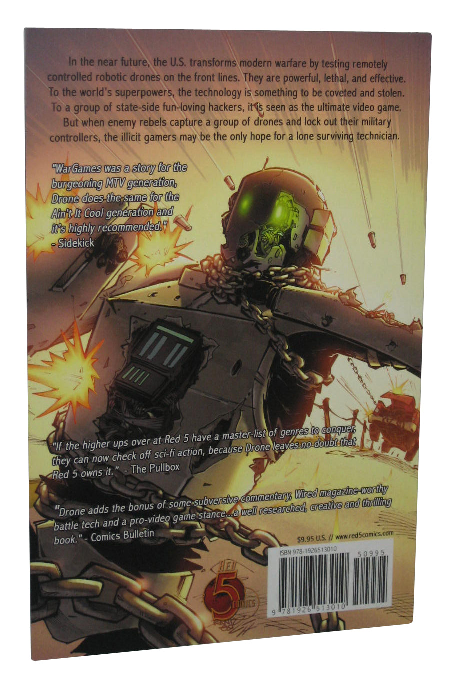 Drone Red 5 Comics Paperback Book - (Scott Chitwood / Randy Kintz)