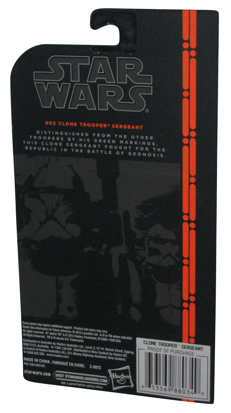 Star Wars The Black Series (2013) Clone Trooper Sergeant 3.75 Inch Figure