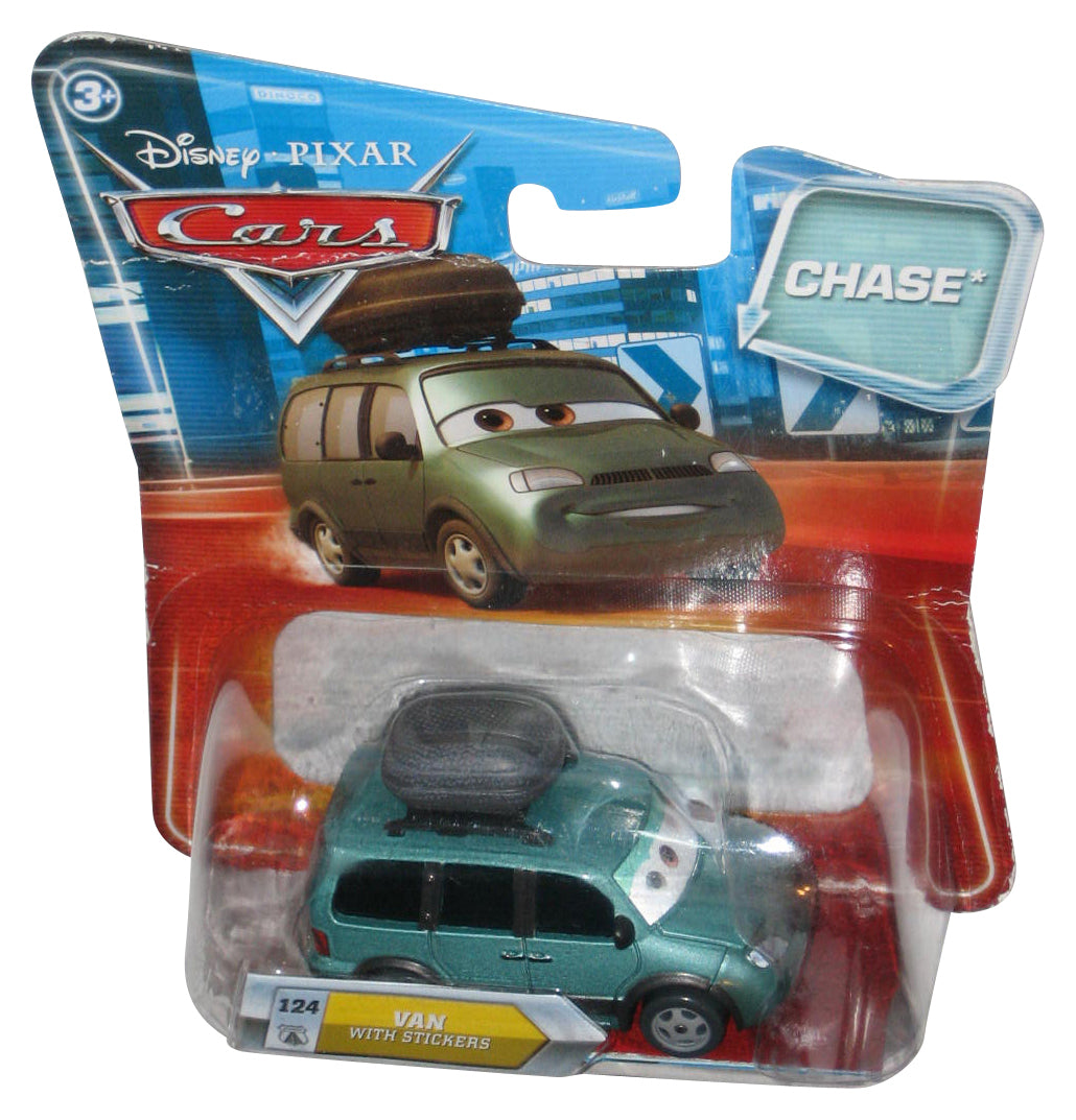 Disney Pixar Movie Cars Lenticular Eyes Change Van Chase Toy Car #124