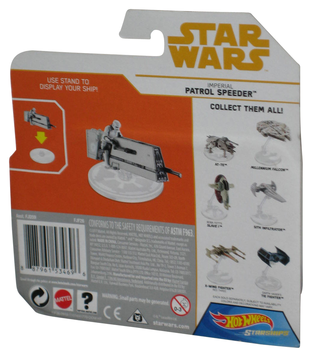 Star Wars Hot Wheels Imperial Patrol Speeder Starships Die-Cast Vehicle Toy