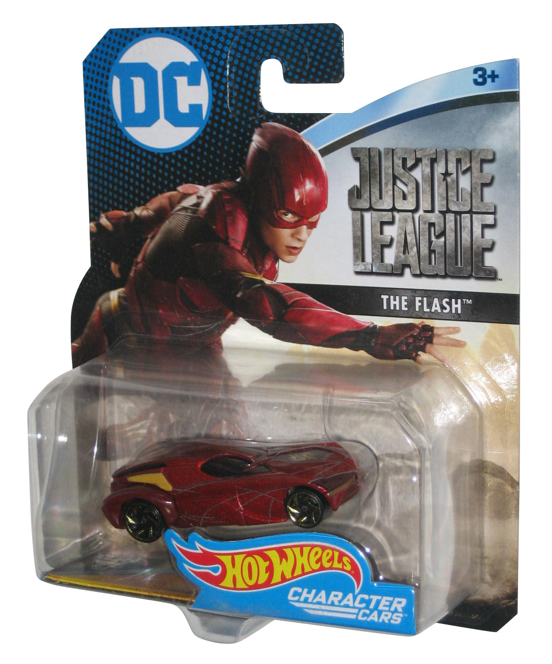 DC Universe Justice League The Flash Character Cars Hot Wheels (2016) Mattel Toy Car