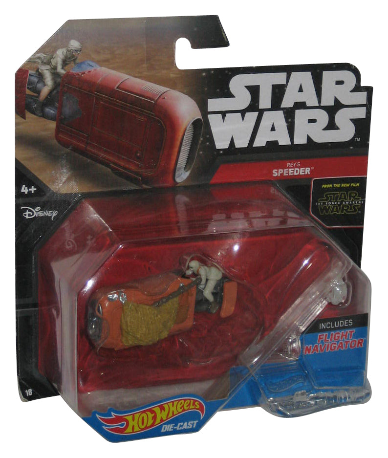 Star Wars Force Awakens Hot Wheels (2015) Rey's Speeder Starships Toy
