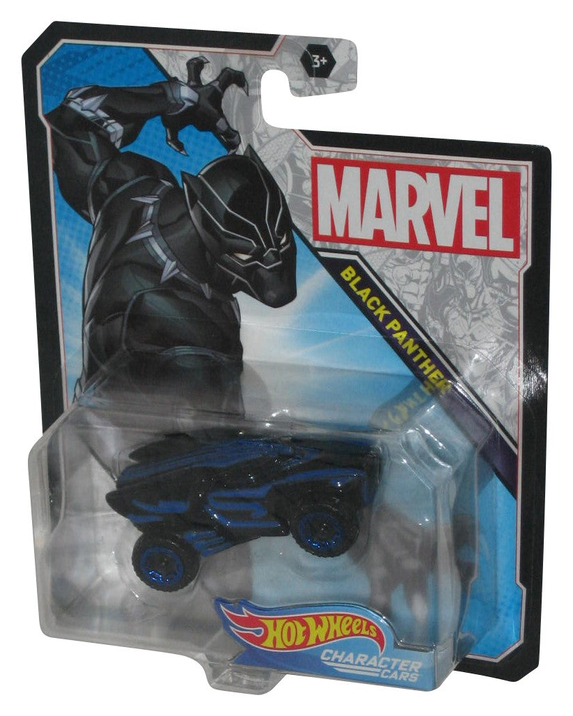 Marvel Comic Hot Wheels (2017) Black Panther Character Cars Toy Car - (Cracked Plastic)