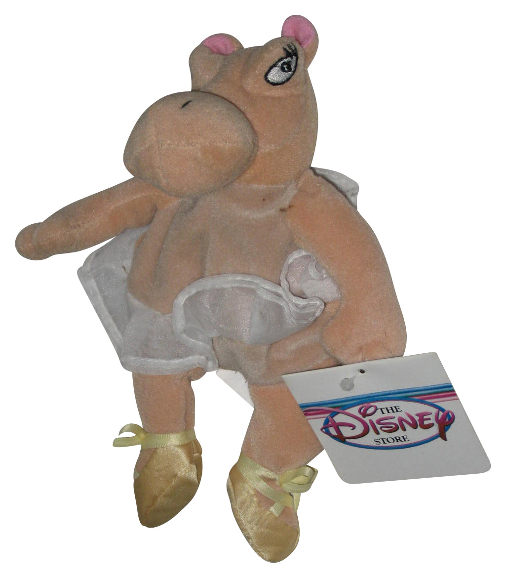 Disney Store Fantasia Hippo 8-Inch Bean Bag Toy Plush w/ Tag - (Theme Parks Exclusive)
