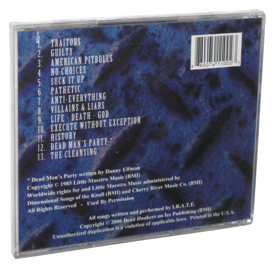 I.R.A.T.E Brothers of the Same Struggle Music CD