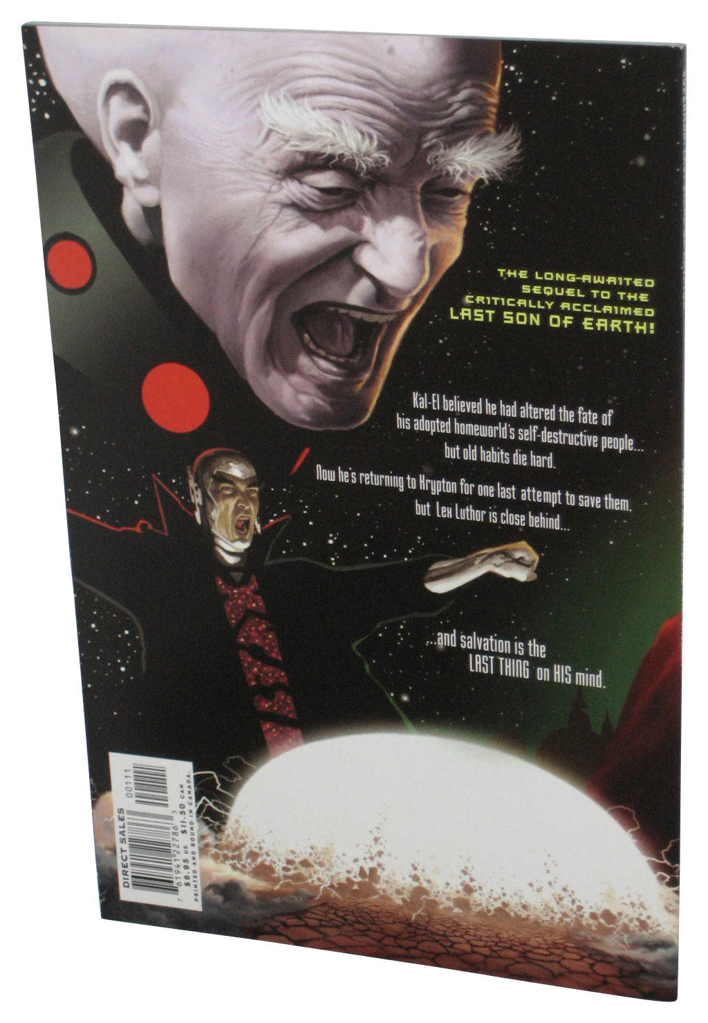 DC Comics Superman Last Stand On Krypton Paperback Book