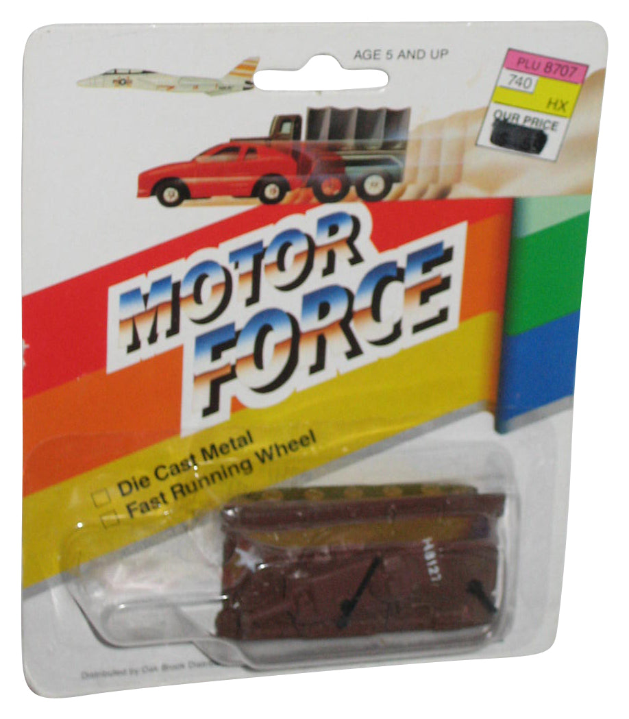 Motor Force Red Tank Die-Cast Metal Mini 2.5 Inch Toy Vehicle
