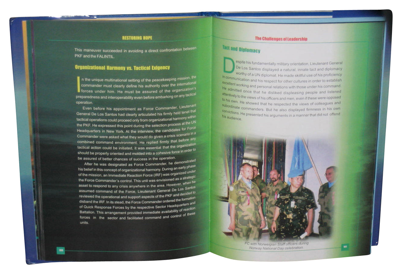 Restoring Hope: Peacekeeping The East Timor Experience (2001) Hardcover Book