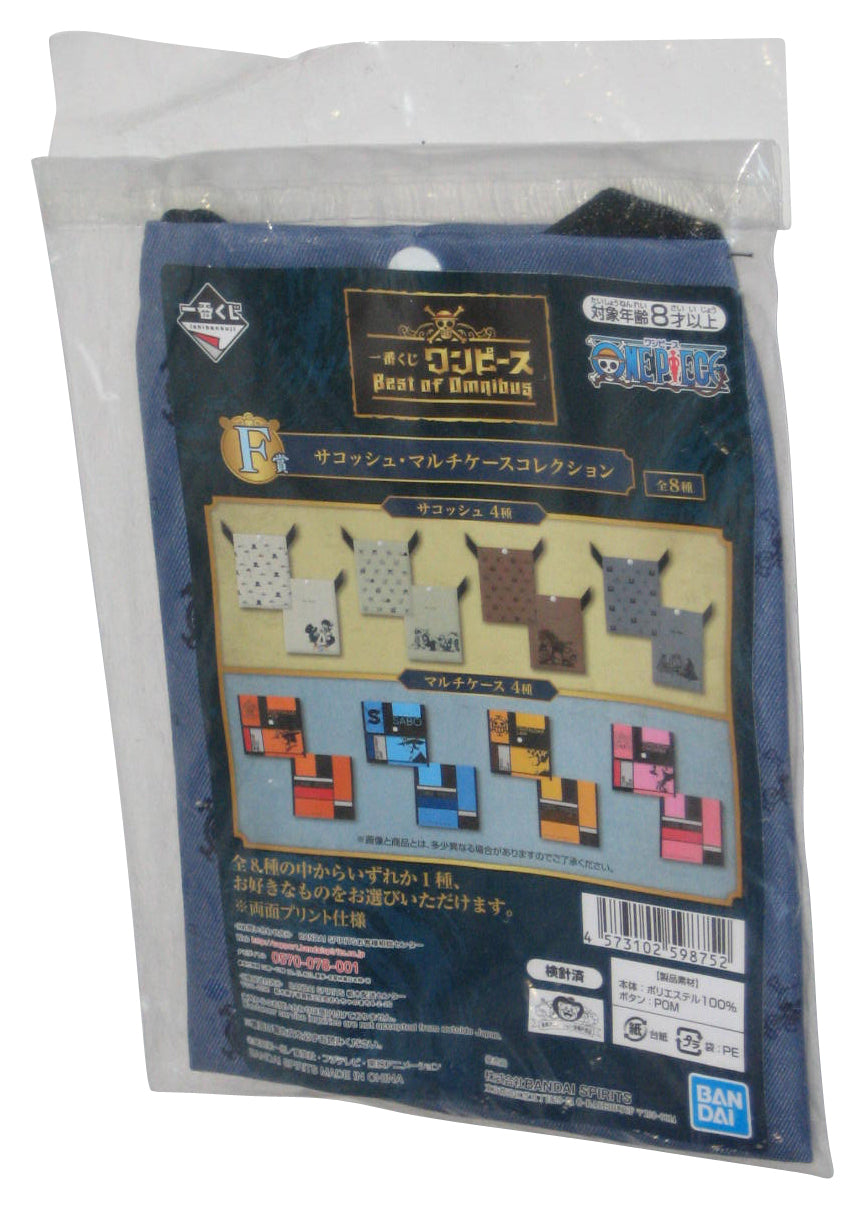 One Piece Best of Omnibus Bandai Spirits Japan Blue Mini Bag - (5.8 x 8.2 Inches)