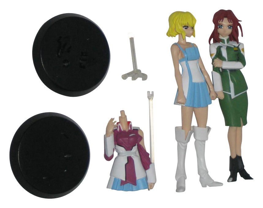 Gundam Seed Destiny Stella & Flay Heroines 3 Trading Figure Lot - (2 Figures)