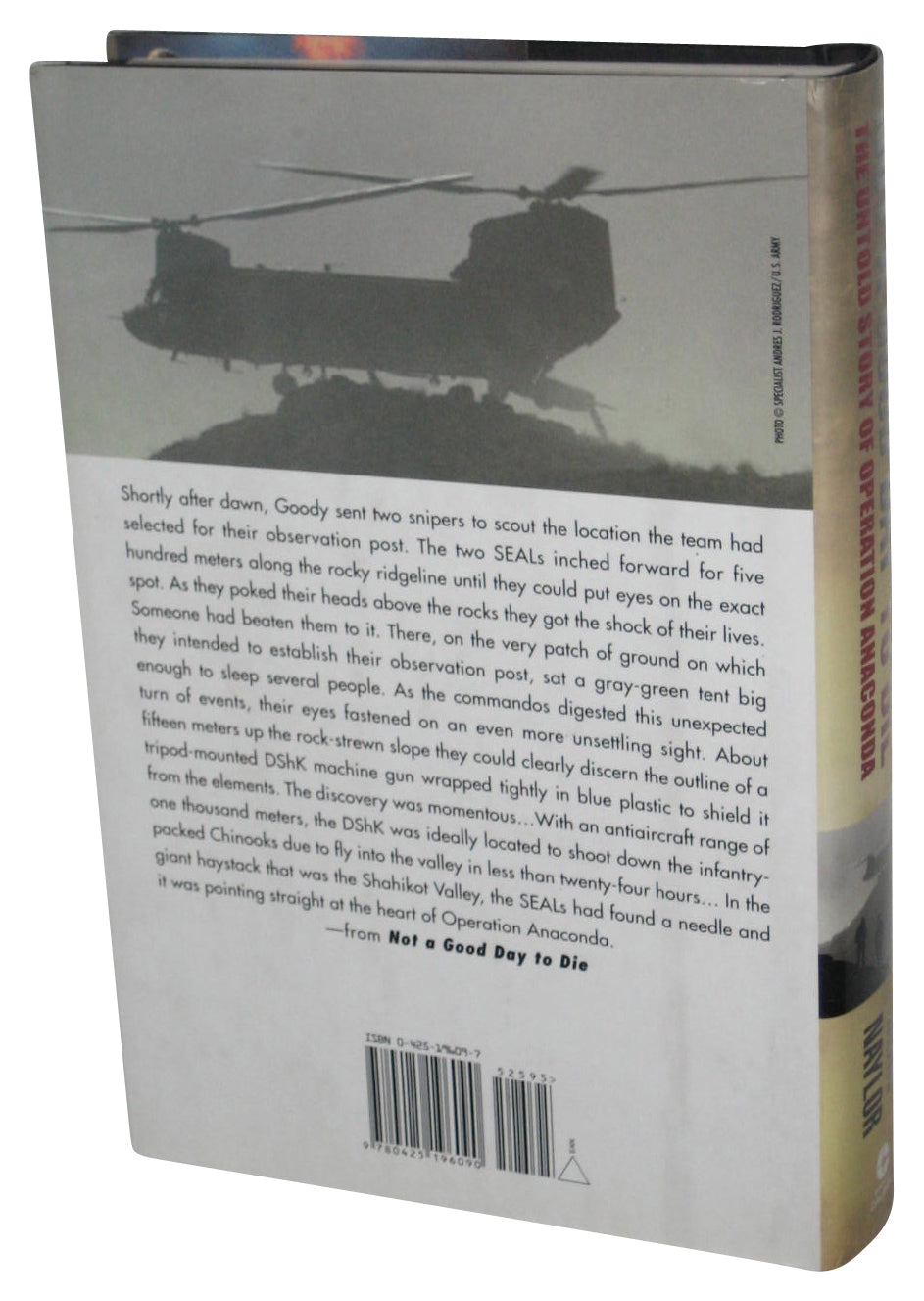 Not a Good Day to Die (2005) Hardcover Book - (The Untold Story of Operation Anaconda)
