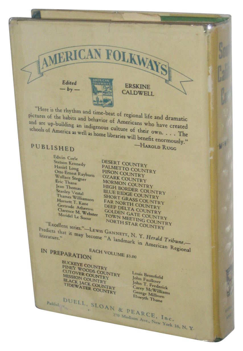 Southern California Country (2001) Hardcover Book - (1542-1840: Codes of Silence)