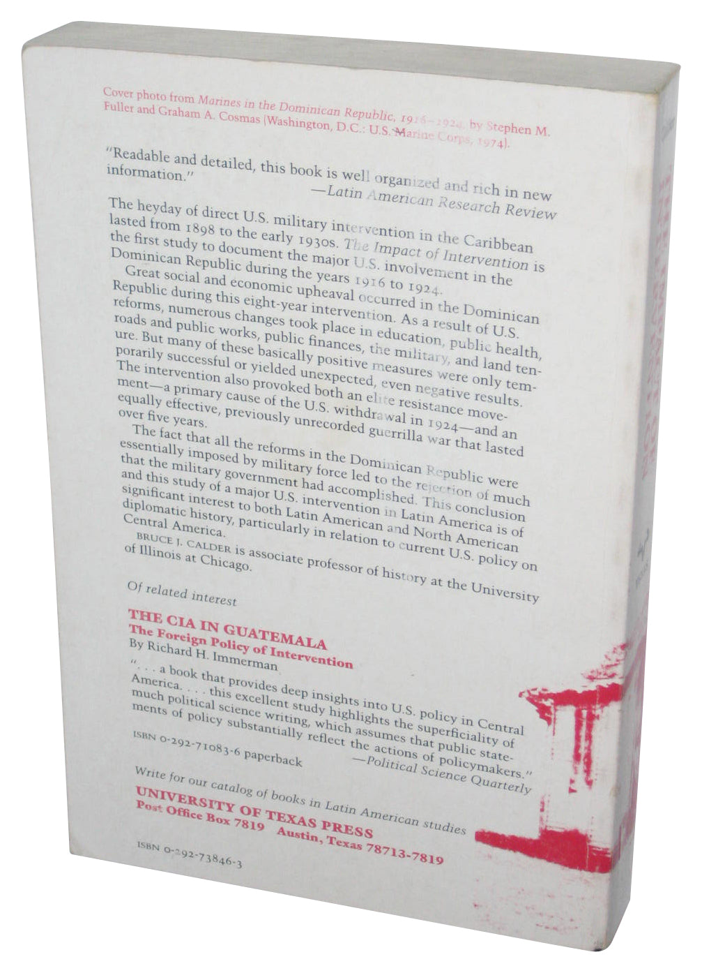 The Impact of Intervention (1988) Paperback Book - (The Dominican Republic During the U.S. Occupation of 1916-1924)