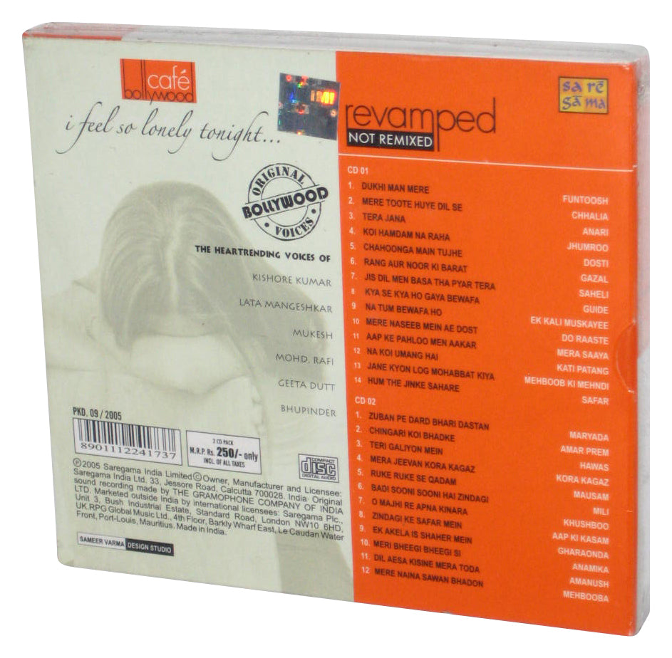 Mukesh Lata Cafe Bollywood I Feel So Lonely Tonight (2005) Music 2CD Box Set