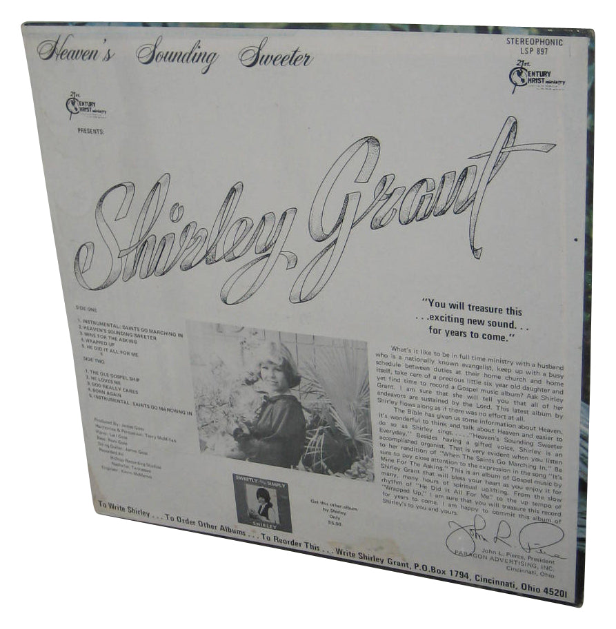 Shirley Grant Gospel LP Vinyl Music Record