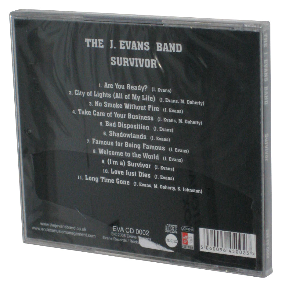 The J Evans Band Survivor (2008) Audio Music CD