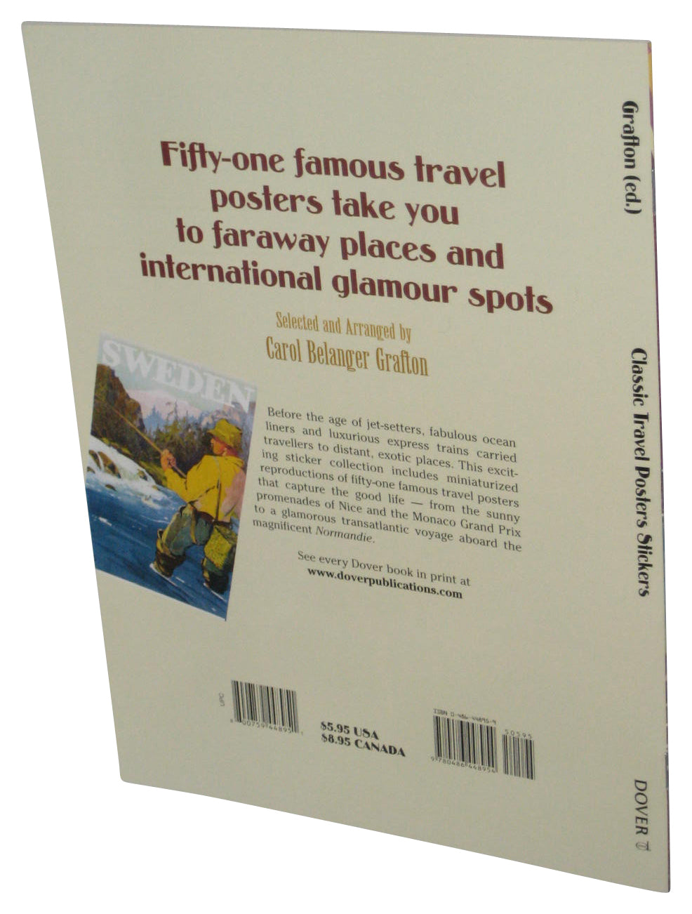 Classic Travel Posters Stickers (2006) Dover Paperback Book