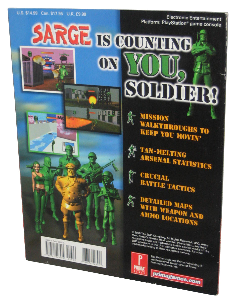 Army Men Sarge's Heroes PlayStation Version Prima Games Official Strategy Guide Book