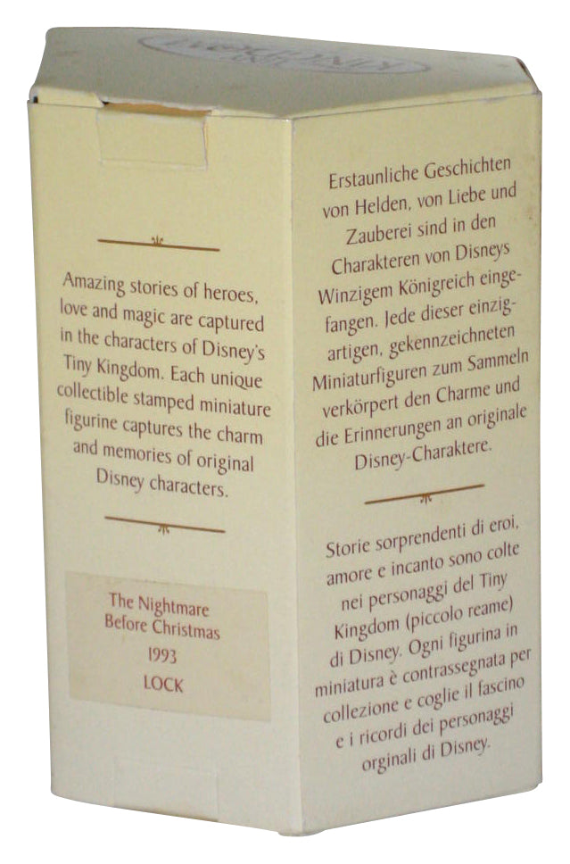Disney Store NBX Nightmare Before Christmas Lock Tiny Kingdom Mini Figure - (Figure Loose)