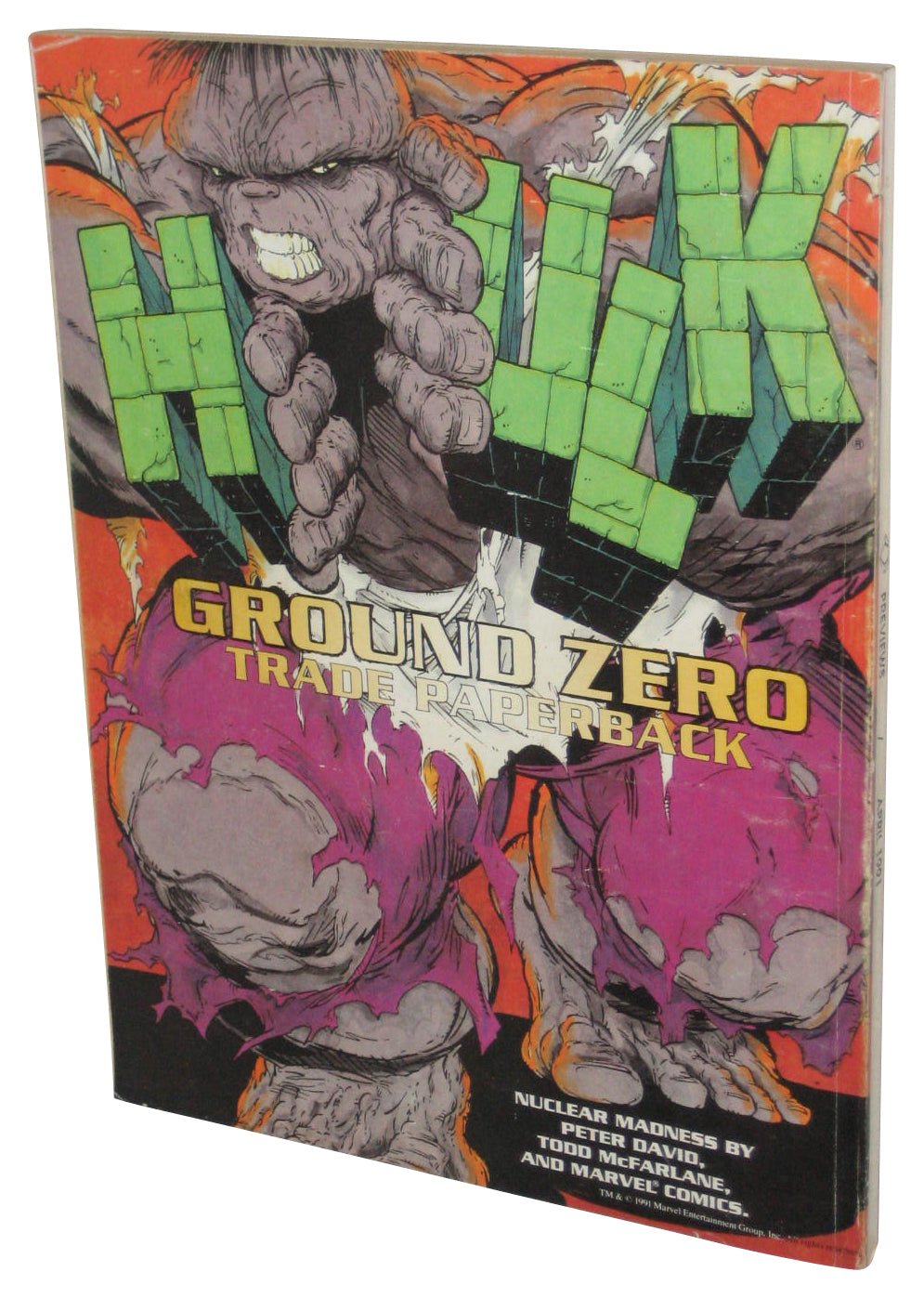 Previews X-Force Comics April 1991 Magazine Book w/ Trading Cards