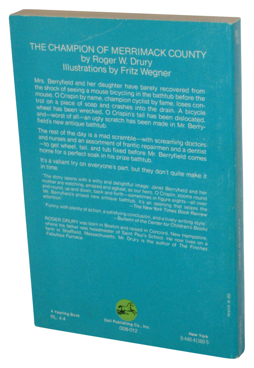 The Champion of Merrimack County (1978) Dell Paperback Book - (Roger W Drury)