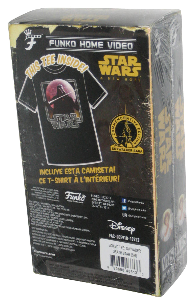 Star Wars A New Hope Funko Home Video Frame Adult T-Shirt - (Size Small)