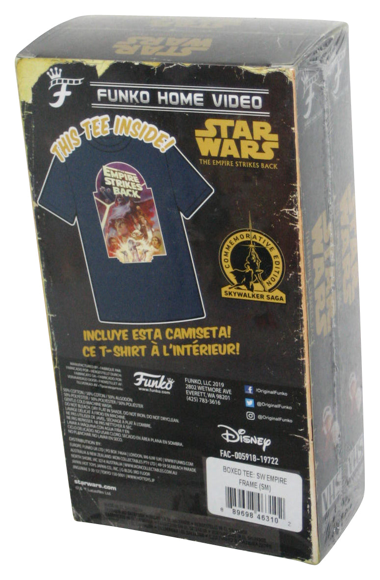 Star Wars Empire Strikes Back Funko Home Video Frame Adult T-Shirt - (Size Small)