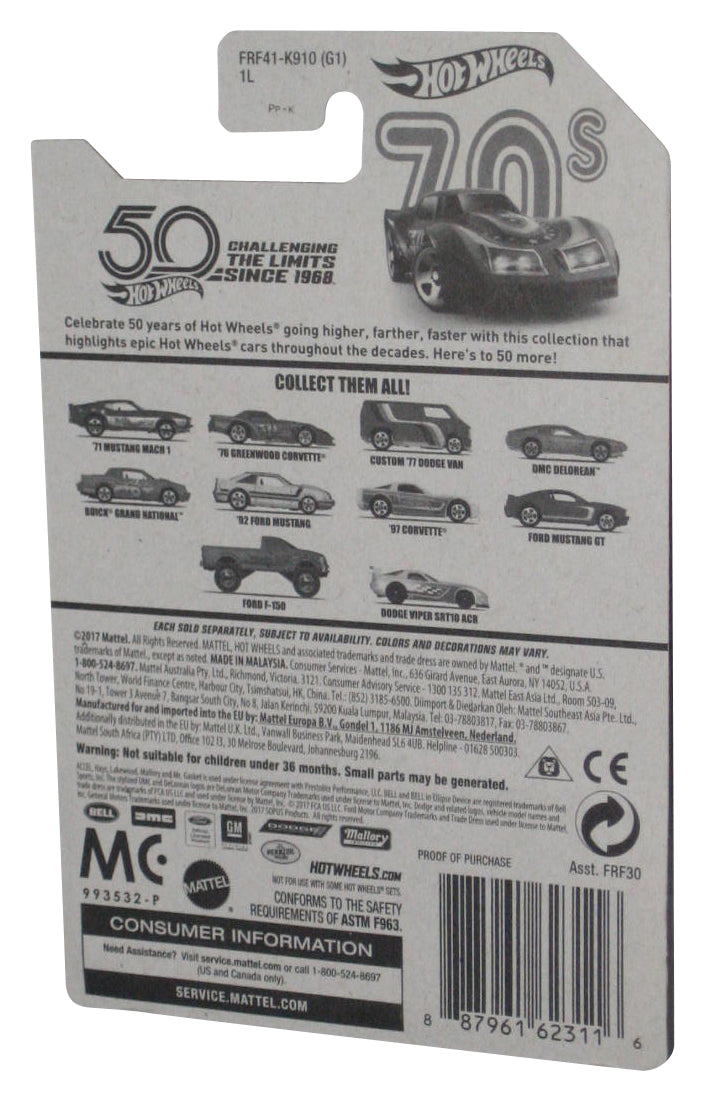 Hot Wheels 50th (2017) Red '76 Greenwood Corvette 70s Toy Car 2/10