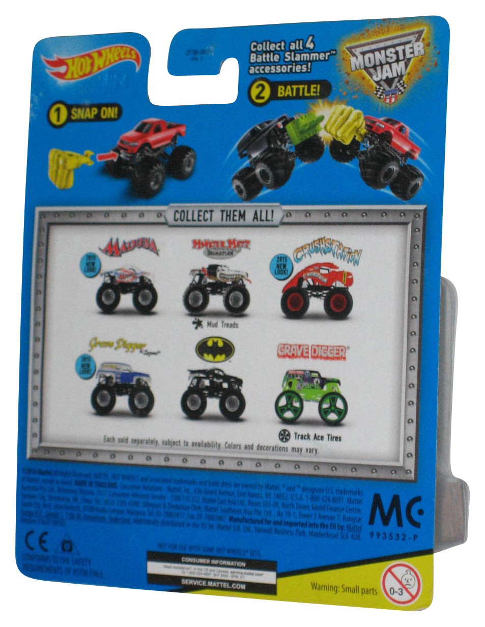 Hot Wheels Monster Jam (2014) Grave Digger Toy Truck #33 w/ Track Ace Tires