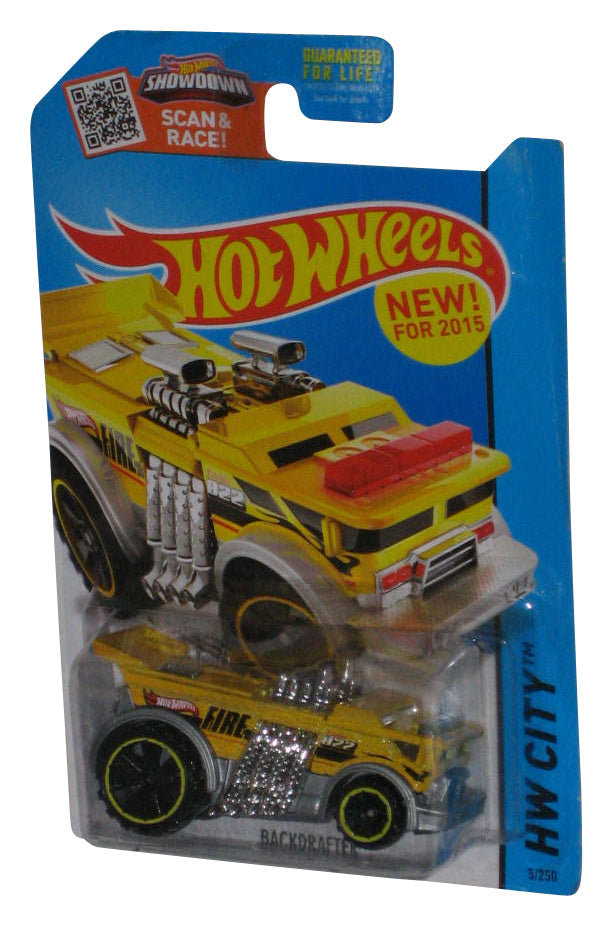 Hot Wheels HW City Showdown (2015) Yellow Backdrafter Toy Car 5/250