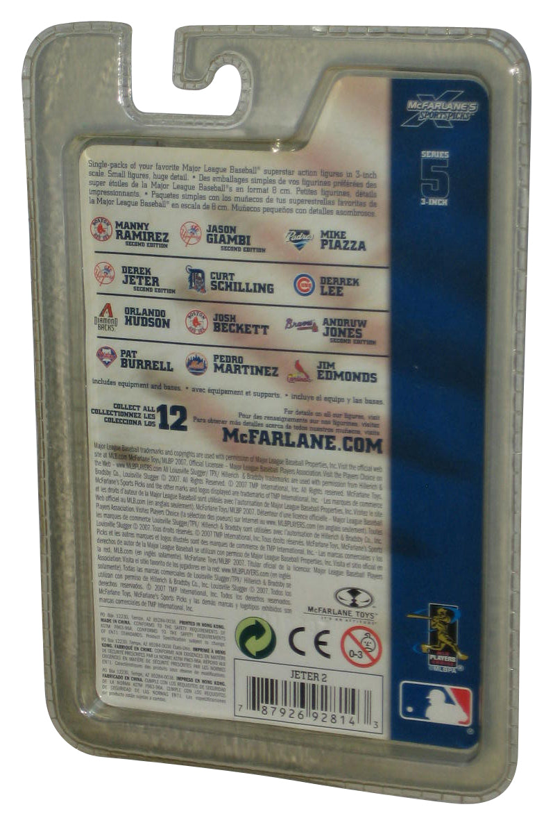 MLB Baseball Derek Jeter Yankees (2007) Series 5 McFarlane Toys 3-Inch Figure - (Yellow Plastic)