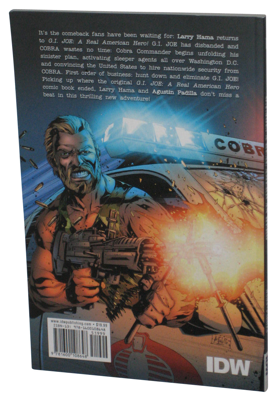 GI Joe A Real American Hero Vol. 1 (2011) Paperback Book - (Snake Eyes / Storm Shadow Cover)