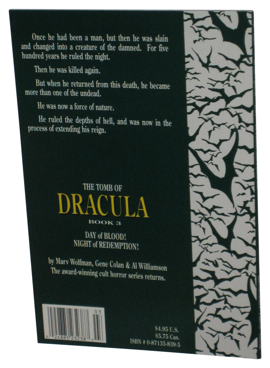 Tomb of Dracula No. 3 Day of Blood Night of Redemption (1991) Paperback Book