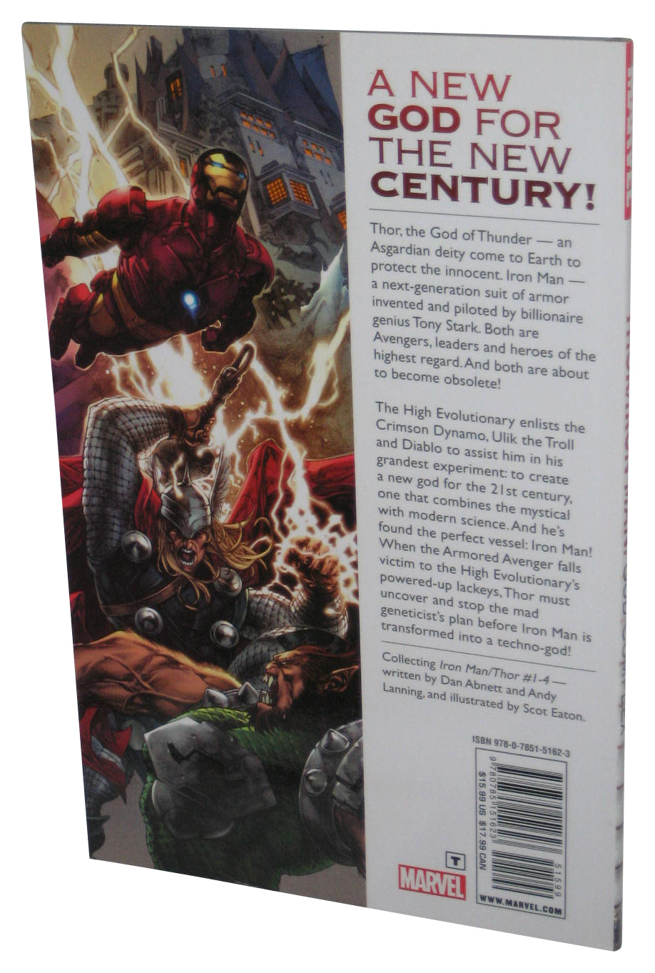 Marvel Thor & Iron Man God Complex (2011) Paperback Book