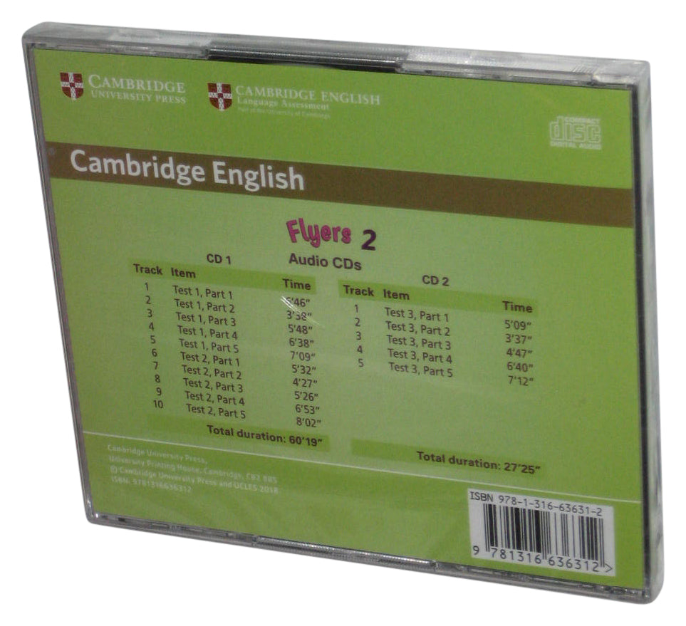 Cambridge English Flyers Authentic 2018 Examination Papers 2 Audio CD