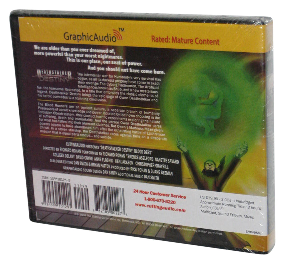 Simon R. Green Deathstalker Destiny Episode 1 Blood Debt (2006) Graphic Audio CD Box Set